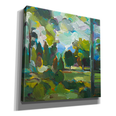 «Valley of Green» par Hooshang Khorasani, art mural sur toile