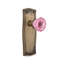 Prairie Plate with Crystal Pink Door Knob-779583737