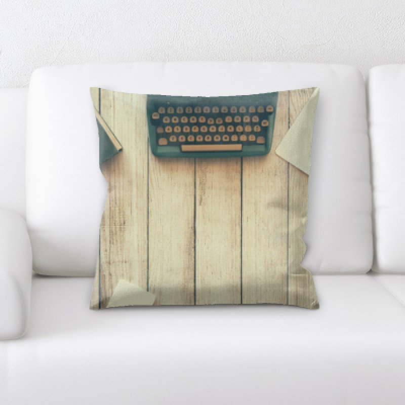 Microsuede Reversible Throw Pillow