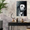 Art mural chien Dalmatien contemporain