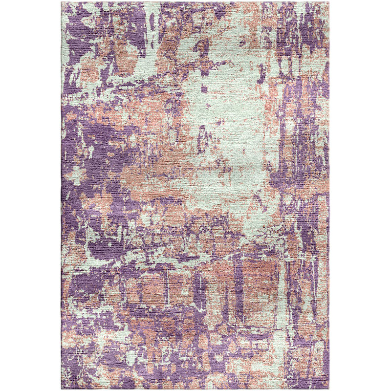 Tapis lavande / bleu Arma, Rectangle 5 pi 7 po x 7 pi 10 po