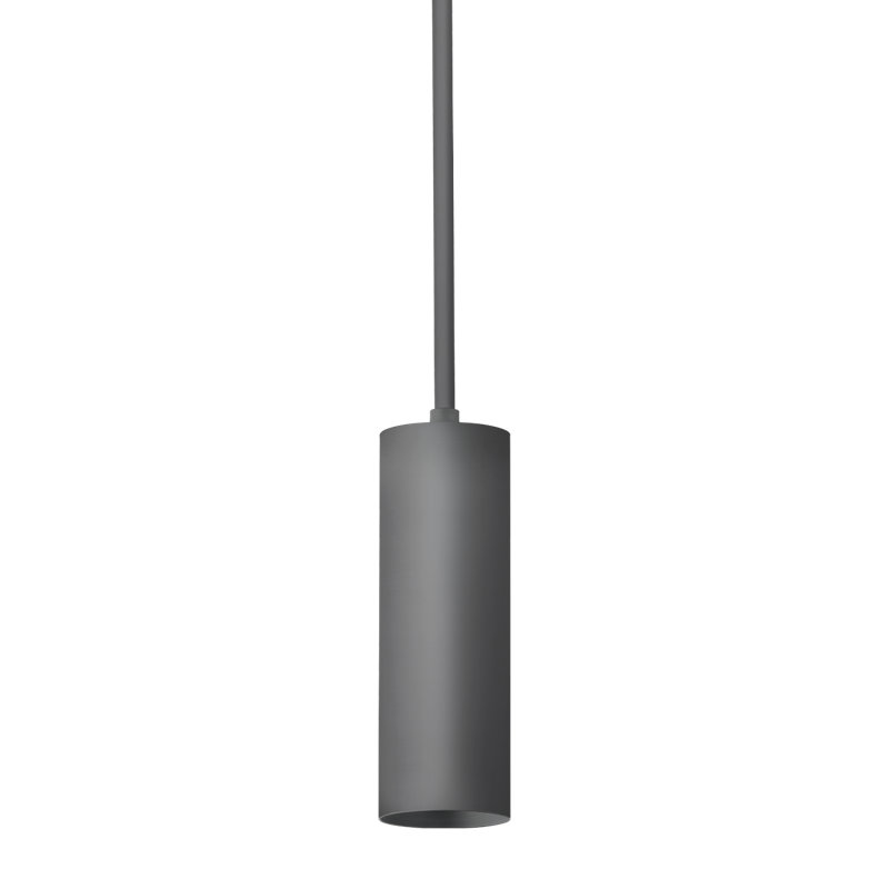 Luxe 1 - Light LED Pendant, 59.25" H x 3.5" W x 3.5" D, Satin Black, 25 W