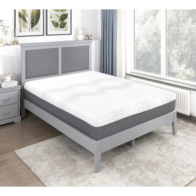 Matelas double 12 po: mousse viscoélastique gélifiée et ressorts ensachés pour un sommeil apaisant