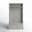 Corte 42.5 " Wide Hall Tree with Drawers and Shelves-1003658249