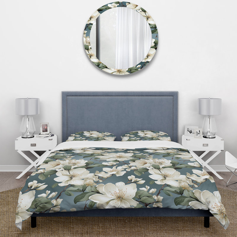 Ensemble de housse de couette Pickels, Housse de couette pour grand lit et 2 taies décor