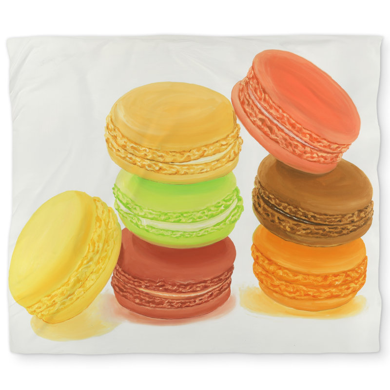 Delicious Macaroons Duvet Cover - Kitchen Hyperrealist Decor