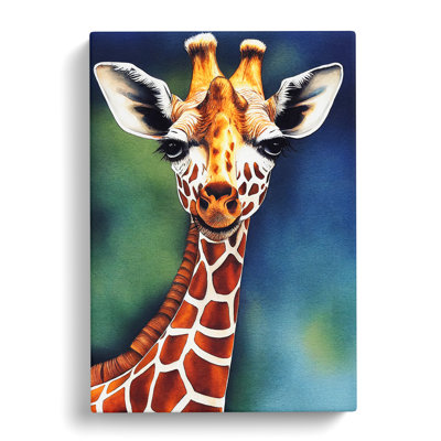 XC1022-2398X Happy Giraffe - Wrapped Canvas Print