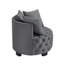Chaise d'appoint contemporaine rembourrée et capitonnée-1566640105