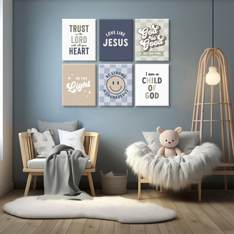 6 Piece Wrapped Canvas Print