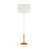Laiton bruni avec blanc brillant