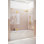 Stellar 71 in. W x 58.25 in. H Frameless 3 Panel Inline Hinge Bathtub Door