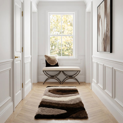 Tapis de couloir brun 7 pi 9 po Mateos Collection
