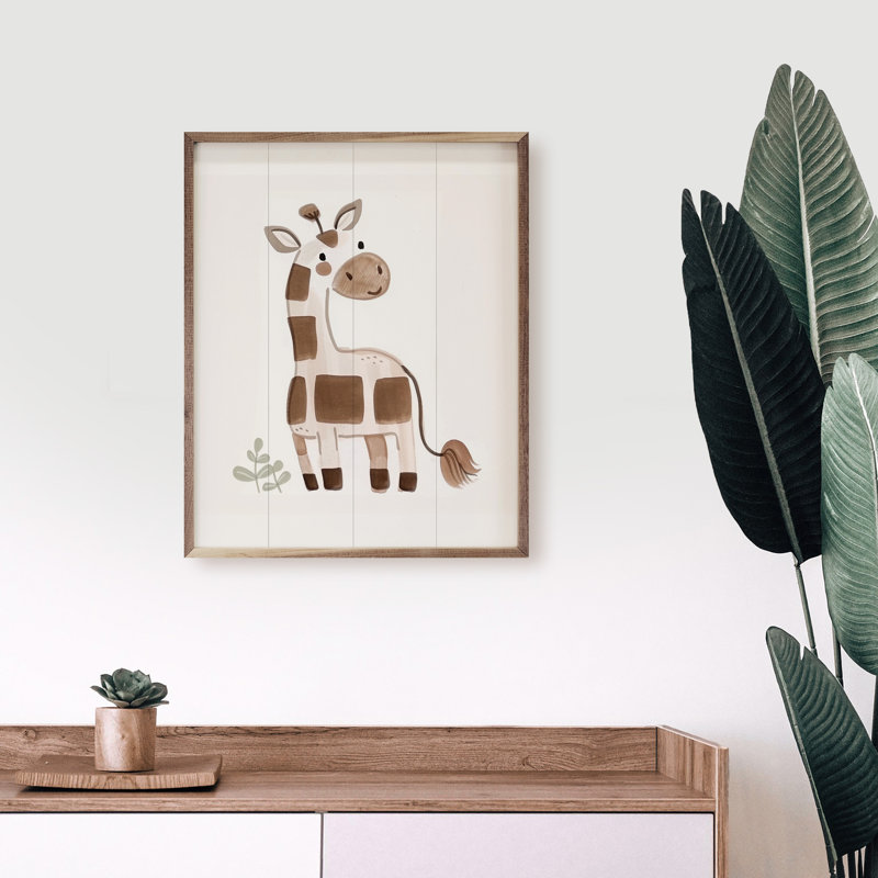 Safari chambre de bébé girafe, H 20 po x l 16 po