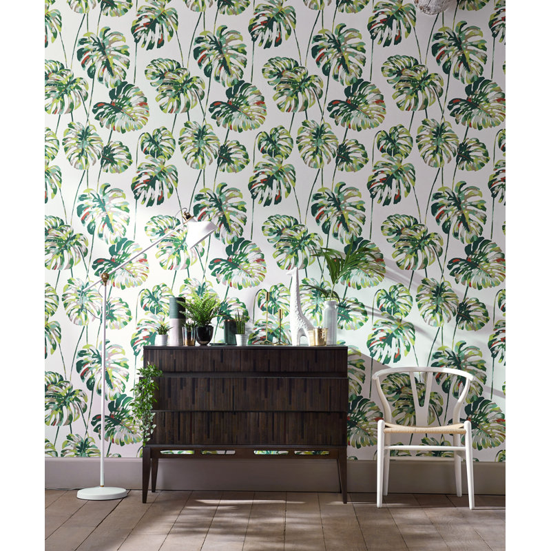 Kelapa Wallpaper, Lagoon/Cerise