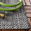 Avareigh Chevron Indoor / Outdoor Area Rug-1868112728