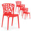 Genica Stacking Patio Dining Side Chair-1396371676