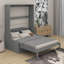 Grand lit escamotable avec coussin-1293820333