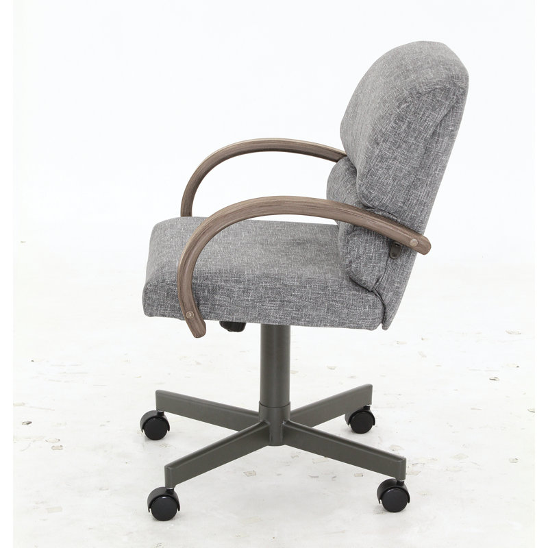 Chaise avec accoudoirs rembourrée Xhemil