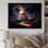 «Black Nebula Nights Castle Treehouse II», art mural Chine