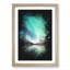 Northern Lights over Skagsanden Beach - Picture Frame Graphic Art Print-56857127-56857126
