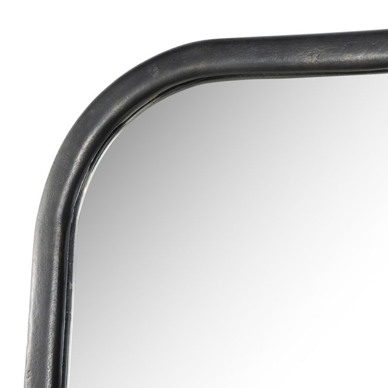 Patz Mantel Mirror, Black Antique