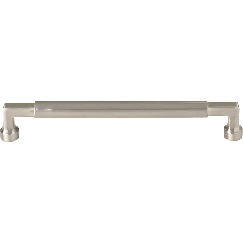 Cumberland Bar pull, Brushed Satin Nickel, 7 9/16" Center to Center