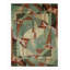 Art Deco Hand Knotted Wool Geometric Area Rug-2126168081