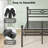 Titan Full Bed Frame With Headboard And Footboard, Metal Platform Bed Frame With Round Corner Ball, 1200 LBS Heavy Duty Steel Slats Support, No Box Spring Needed/Noise-Free/Easy Assembly, Black-1247324256