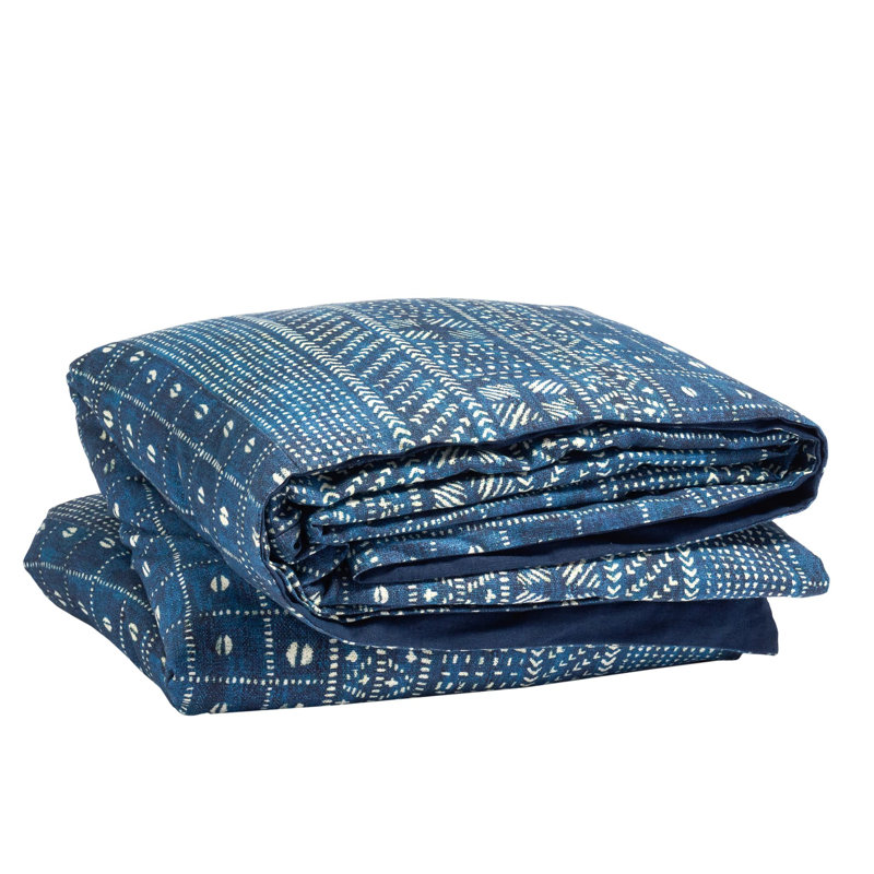 Kodi Batik Indigo Duvet Cover