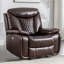 2 - Piece Breathable Leather Pillow Arm Power Reclining Living Room Set With Diamond Stitching USB-1613184476