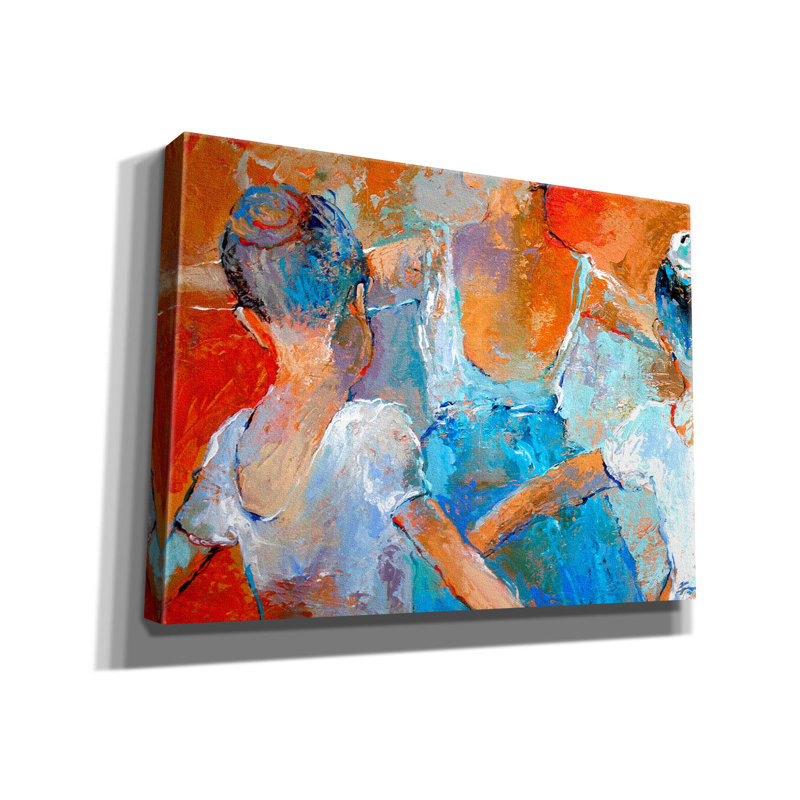 «Ballet Class» par Richard Wallich, H 40 po x l 54 po x P 1,5 po