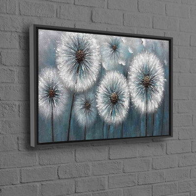 Abstract Dandelion Artwork on Cotton Canvas Enhances the Aesthetic Appeal of Your Living Room or Office Space