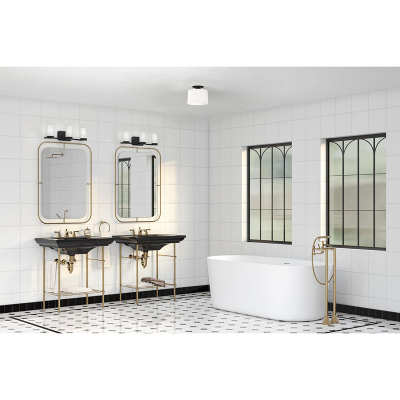 Jaydiel 3 - Light Dimmable Vanity Light, Black