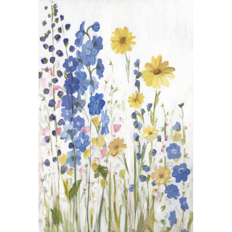 Pervenche, fleurs sauvages I, H 36 po x l 24 po x P 1 po