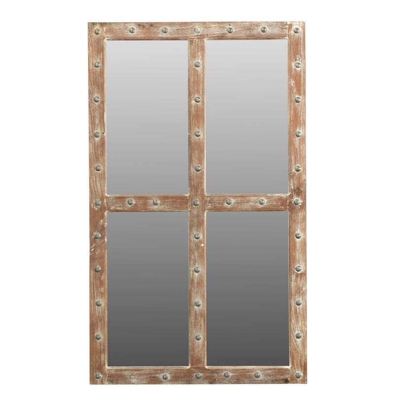 Miroir d'appoint 60 ", Blanc délavé