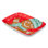 Plateau de service festif en céramique 14 po x 10 po Christmas Whimsy Gingerbread