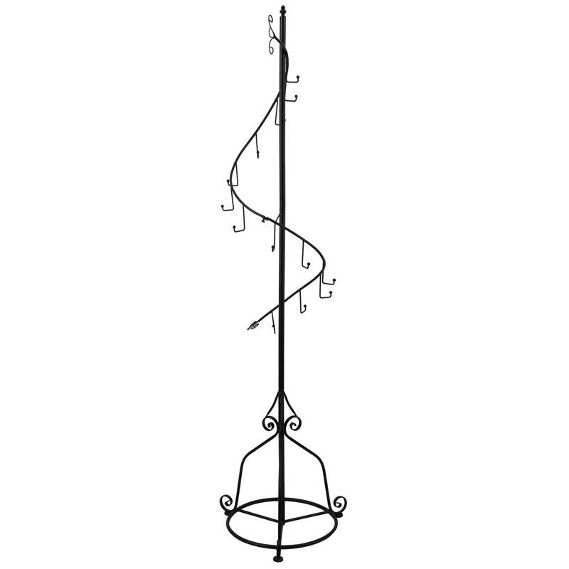 Metal Freestanding 14 - Hook Coat Rack