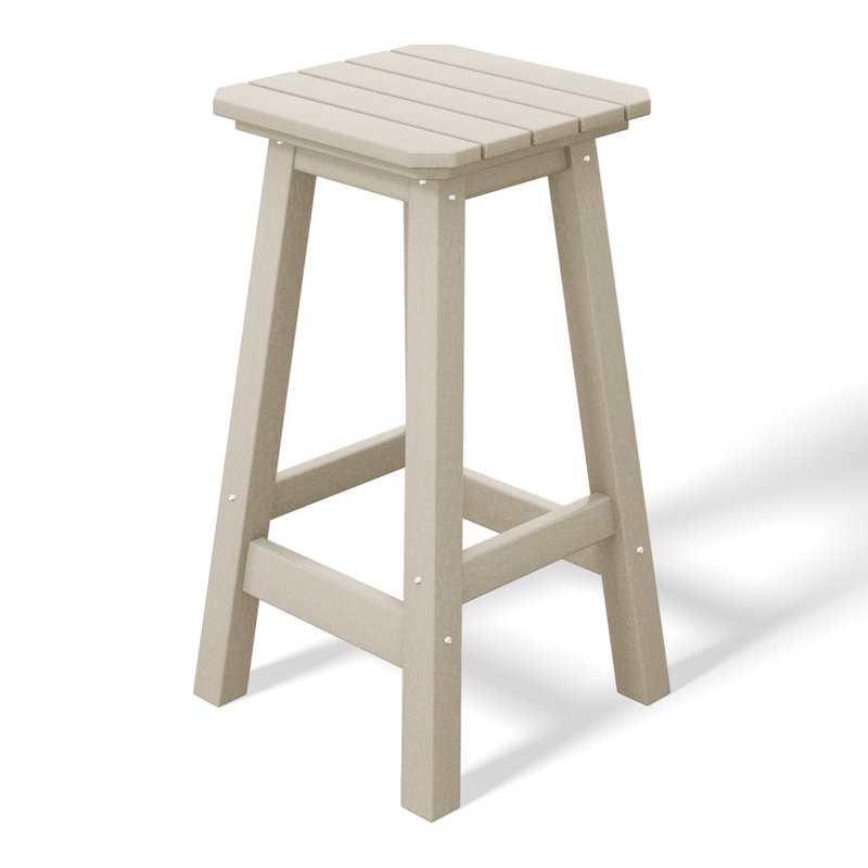 Tabouret d'extérieur Laguna, Gris clair