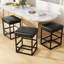 Modern Edge, Cozy Feel Faux Leather Upholstered Counter Bar Stools for Every Home-1456202492-1456202433