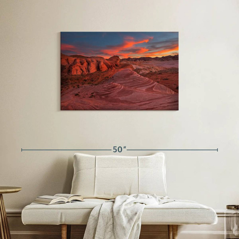 Alvord Valley of Fire State Park, H 24 po x l 36 po