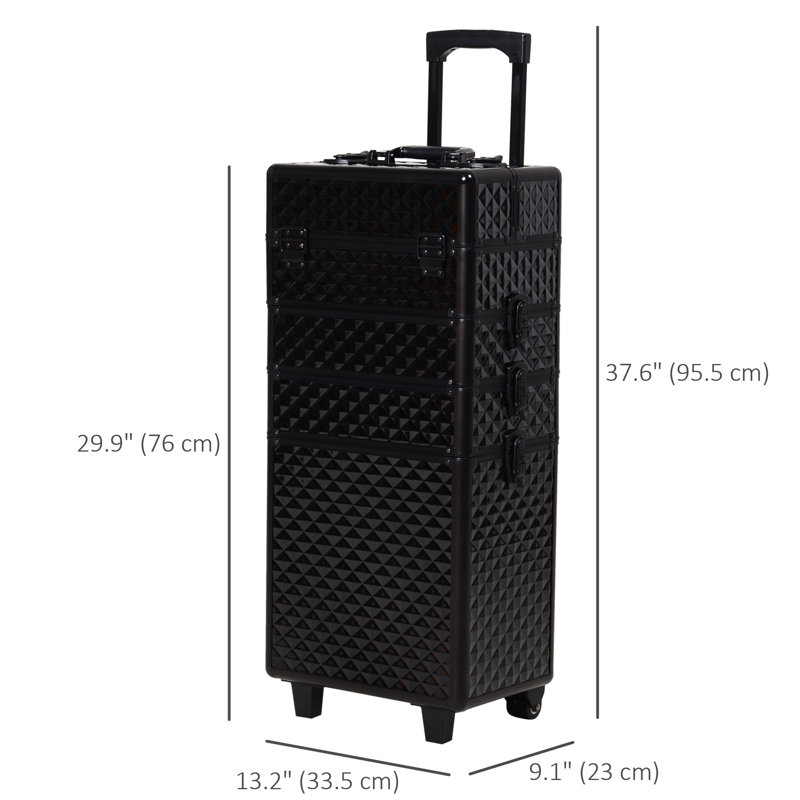 Stanek Felt 4 Compartment Makeup Organizer