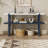 Retro Entryway Table with Open Shelf for Entryway-988315941