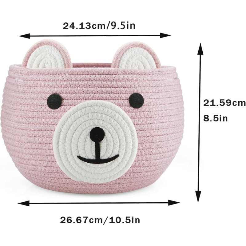 Rebrilliant Cotton Storage Bag, Pink