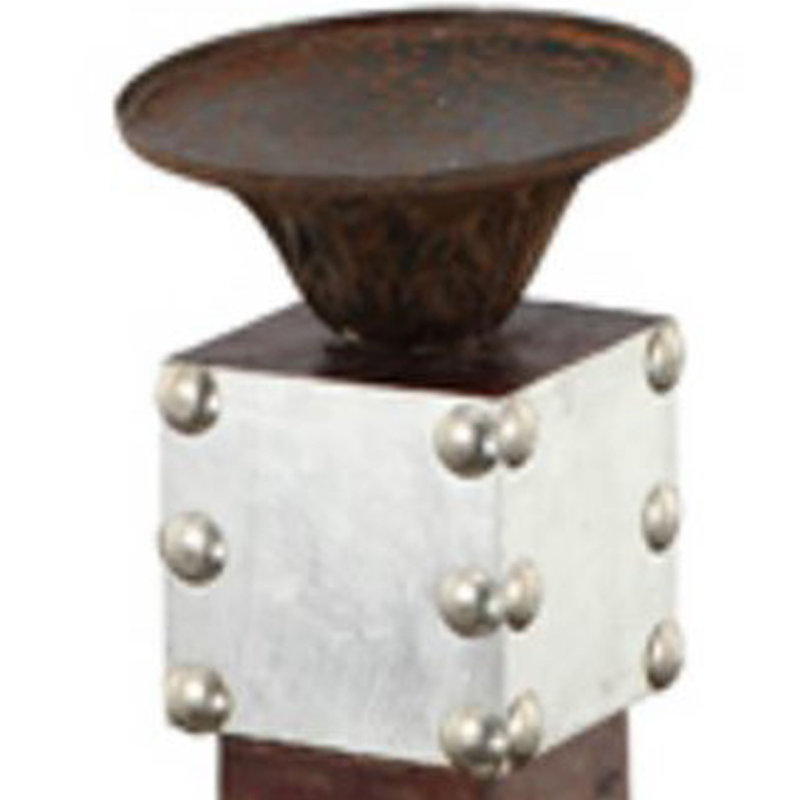 Tabletop Candlestick, 20.5" H x 5" W x 5" D