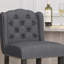 Contemporary Fabric Tufted Wingback,Counter Stools,Set of 2-1571671490-1571671489