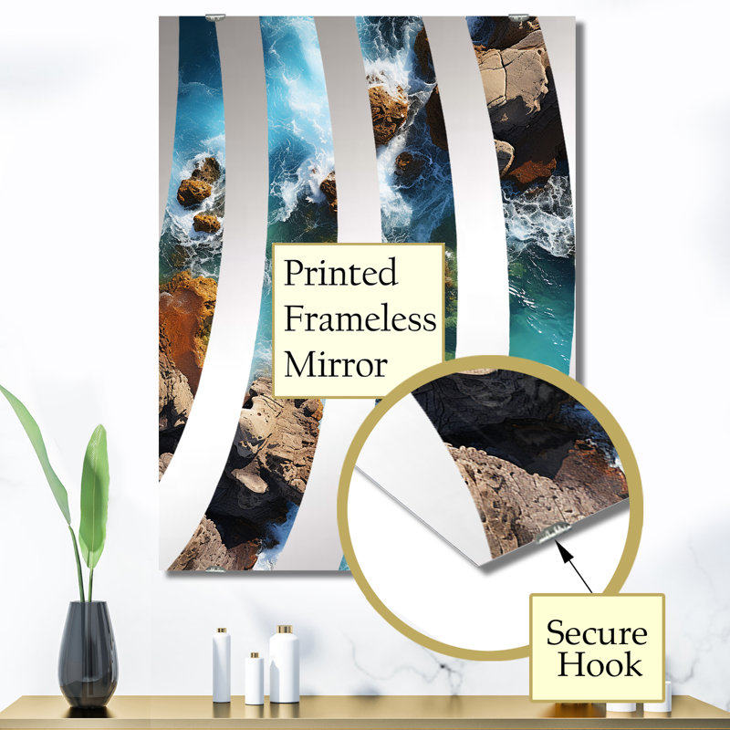 Miroir mural Findley Beach - MIR139331, 40 po x 30 po