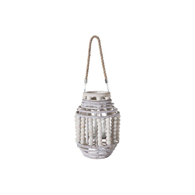 11.25'' H Wood Floor Lantern
