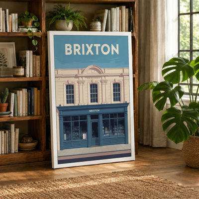 Brixton Street Retro - Wrapped Canvas