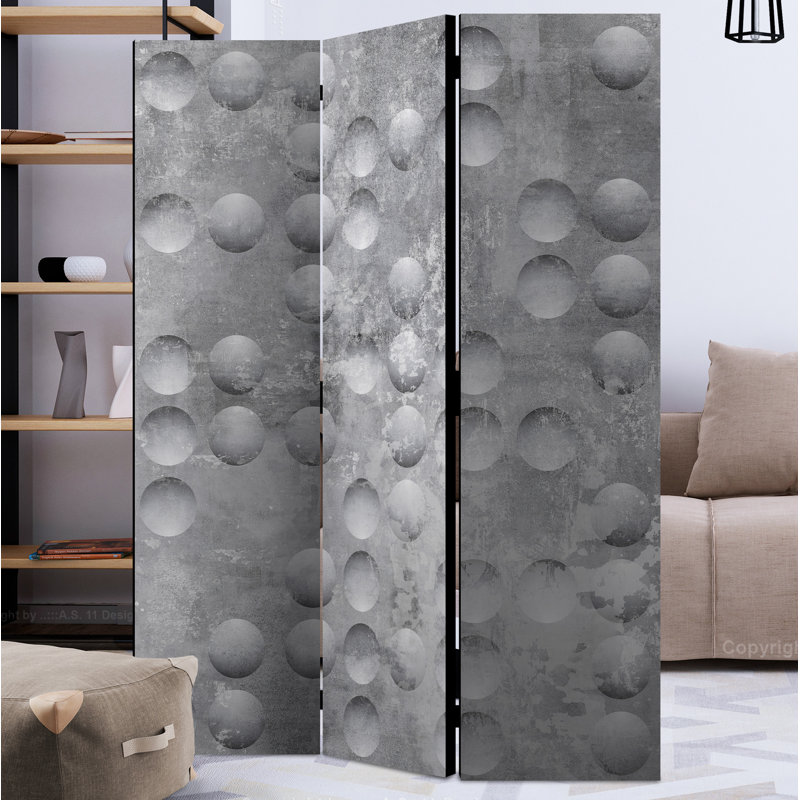 Chesterton 172 cm H Solid Wood Folding Room Divider, 3
