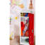 Casier pour enfant à 1 porte avec serrure à clé à 1 porte H 48 po x l 15 po - Rangement pour les écoles, la salle de sport, la maison - Comprend une tablette, des crochets, une ventilation et un porte-carte - Assemblage facile-106881234-129743717
